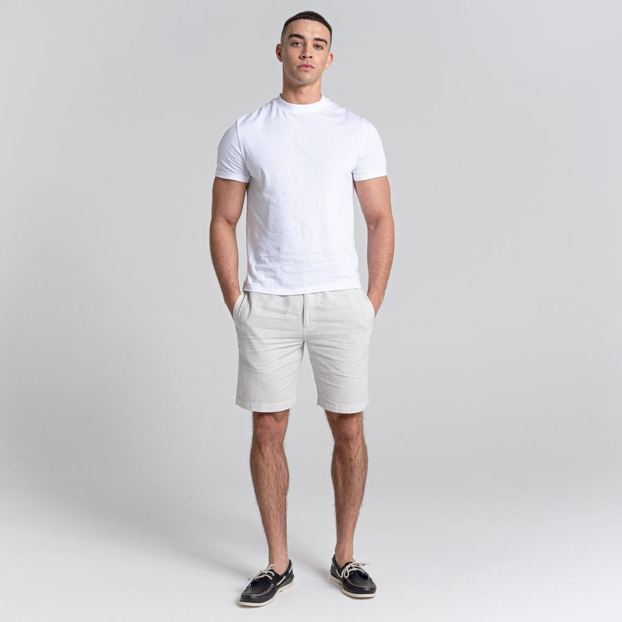 Silver Craghoppers Nosibotanical Buck Men's Shorts | UPY9449ET