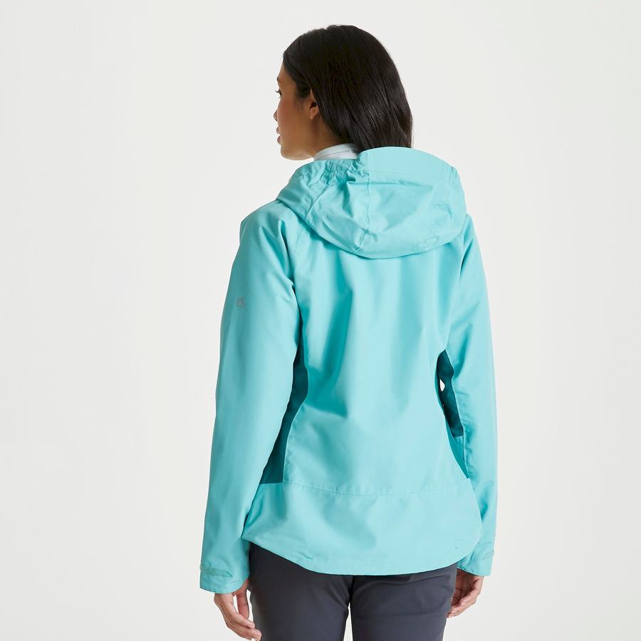 Turquoise Craghoppers Waterproof Atlas Women's Jackets | YQJ8922VO