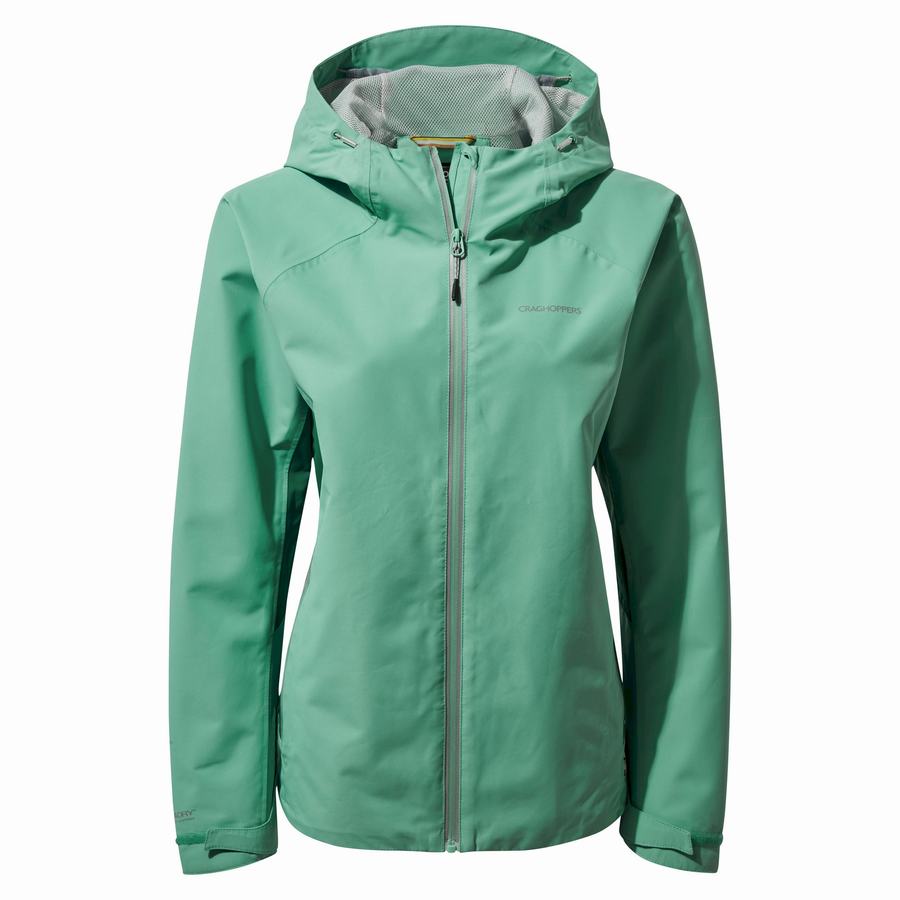 Turquoise Craghoppers Waterproof Atlas Women's Jackets | YQJ8922VO