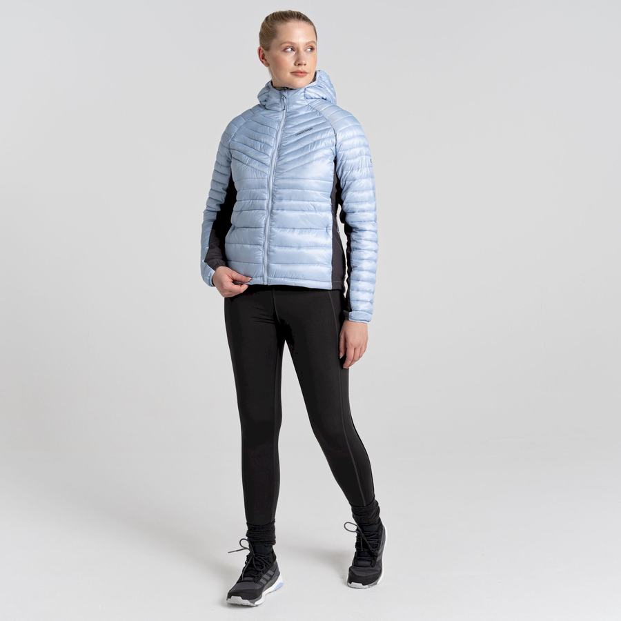 White Craghoppers ExpoLite Insulated Hooded Women's Jackets | OZJ4940XK