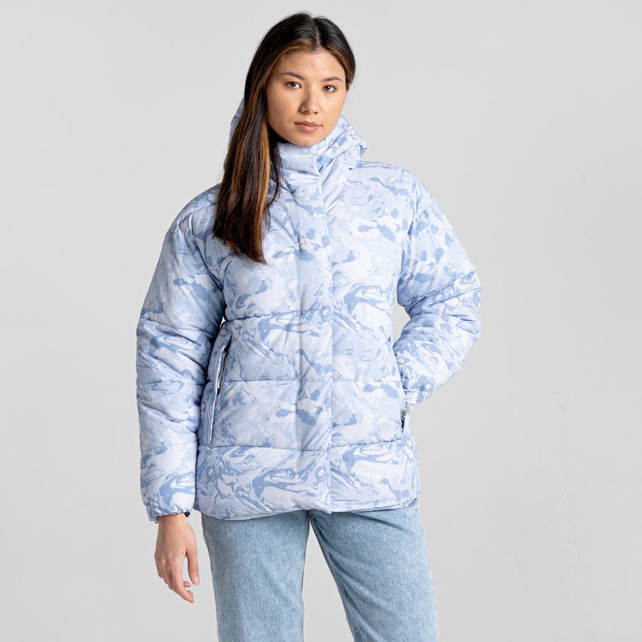 White Craghoppers Madora Insulated Hooded Women's Jackets | XNZ6938KG