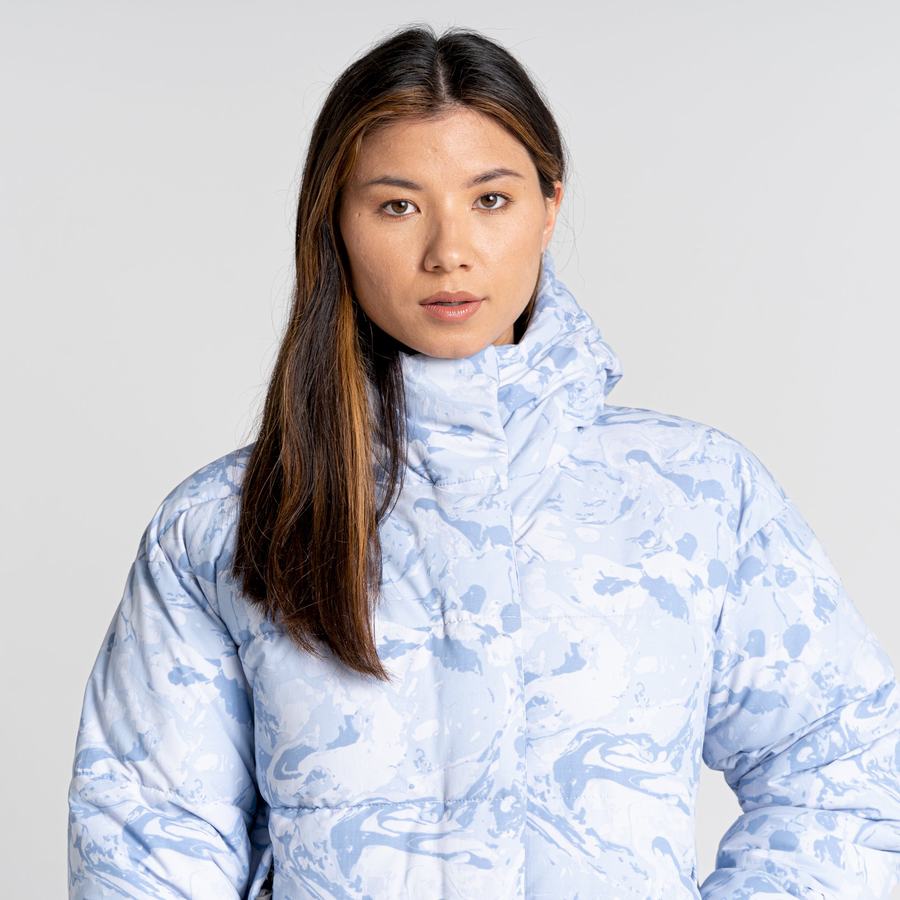 White Craghoppers Madora Insulated Hooded Women's Jackets | XNZ6938KG