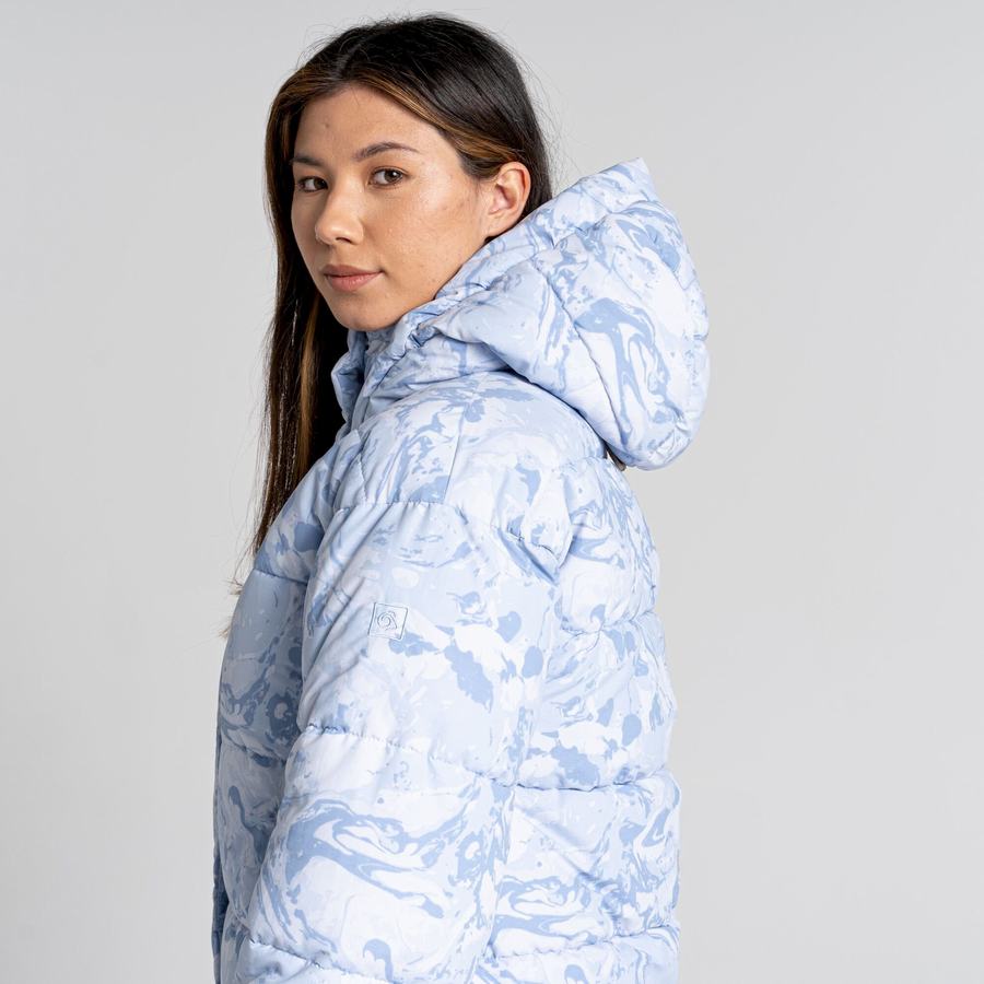 White Craghoppers Madora Insulated Hooded Women's Jackets | XNZ6938KG