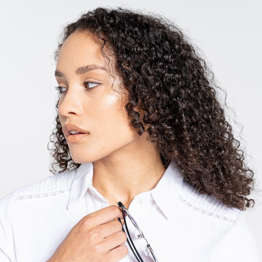 White Craghoppers Nosibotanical Bralio Women's Shirts | TUX2578XB