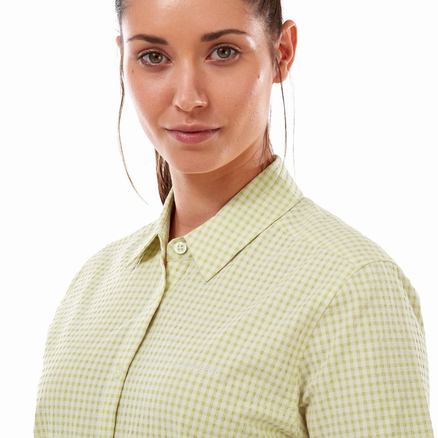 Yellow Craghoppers Nasima Short Sleeved Women's Shirts | ARP4436FN